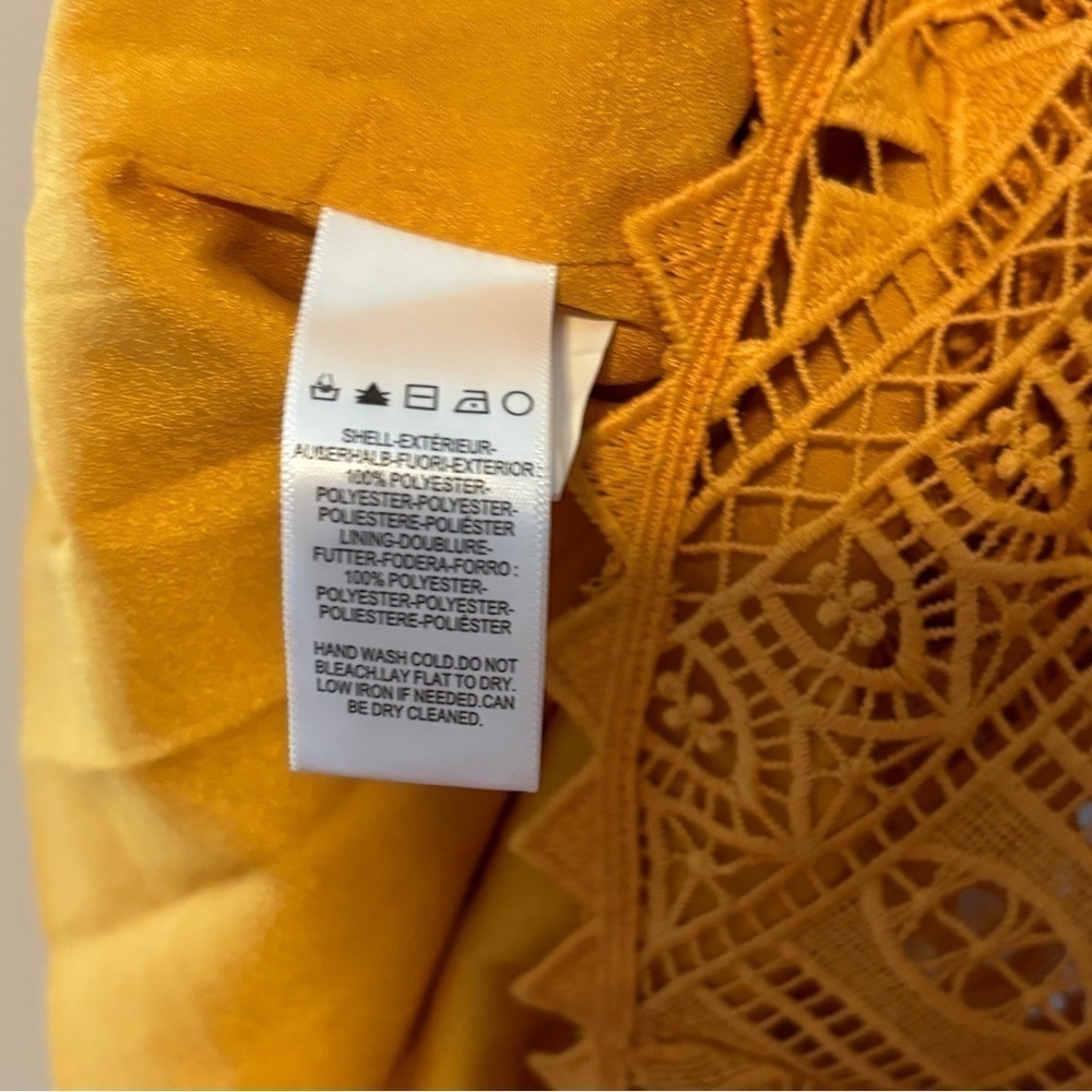 NEW | Dress the Population | Brenna Midi Dress in Honey Gold  XXS - Picture 7 of 11